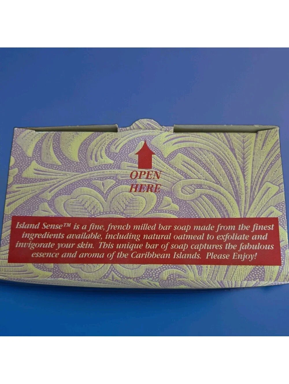 Box of 12 Island Sense Luxury Soap Bars French Milled Oatmeal 3 oz Each New